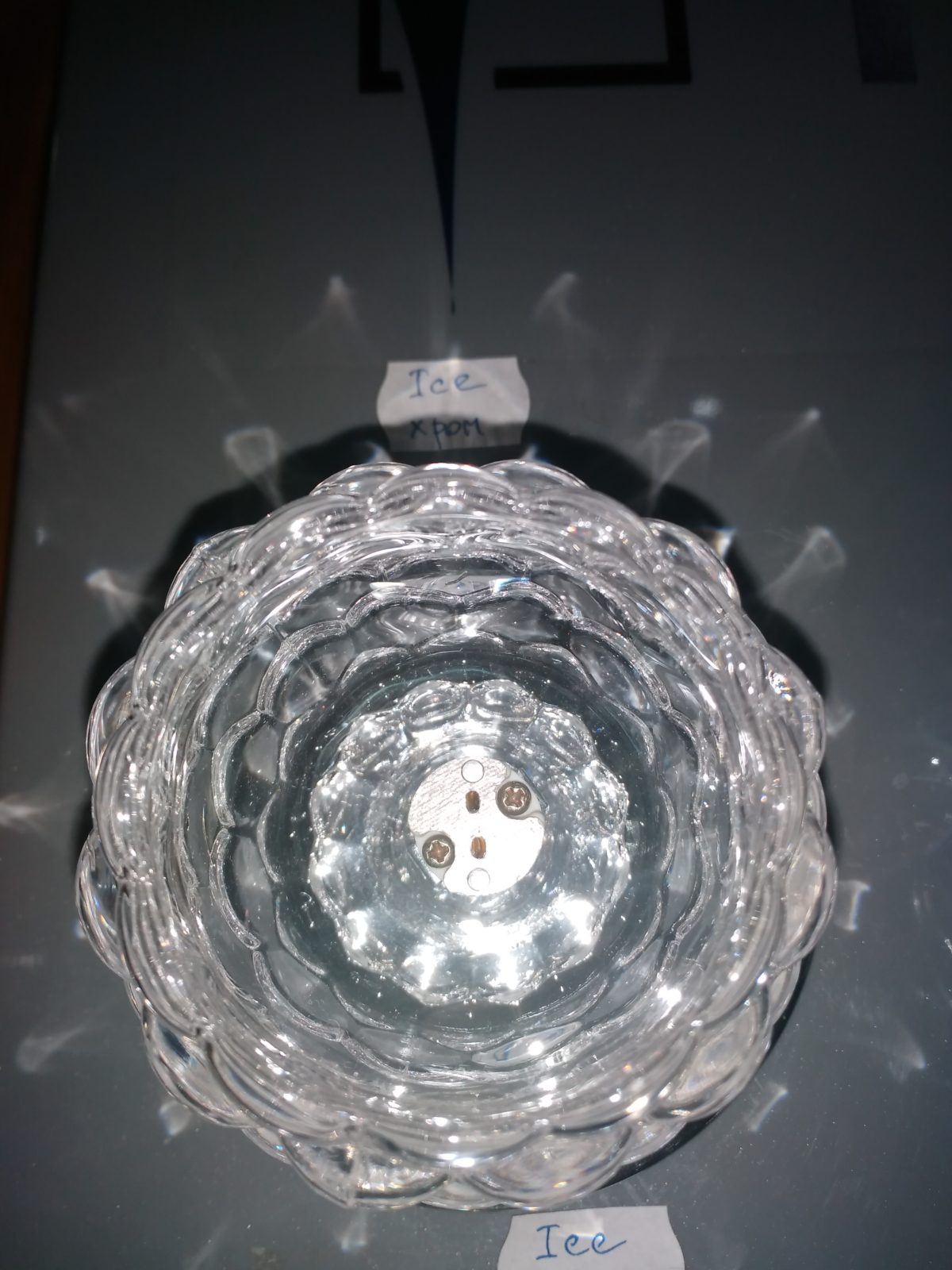 Спот Ice G4 хром (ЭСф 01) с лампой